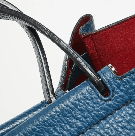 Tod's Blue Pebble Leather Wave Tote - Thumbnail 5