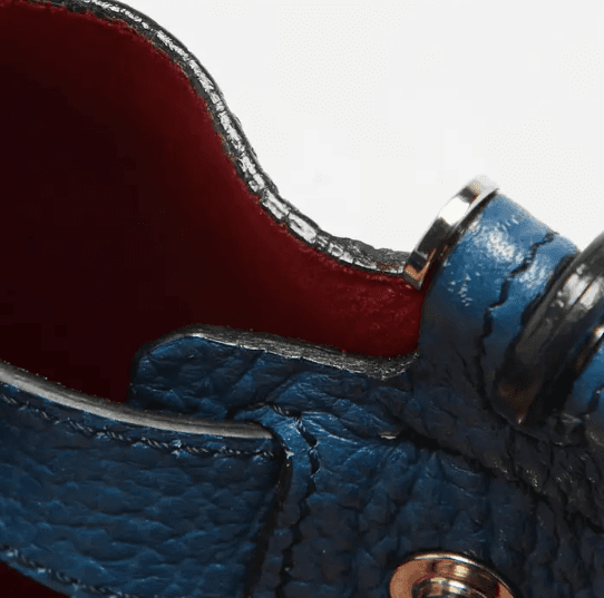 Tod's Blue Pebble Leather Wave Tote - Thumbnail 6