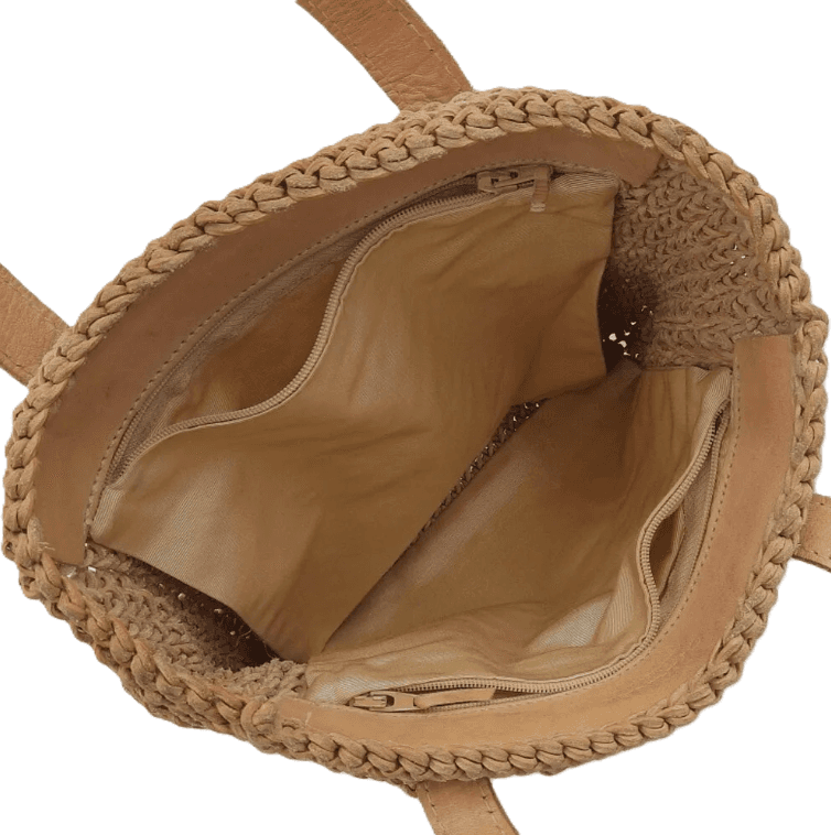 CHANEL Rare Woven Leather Handbag - Thumbnail 5