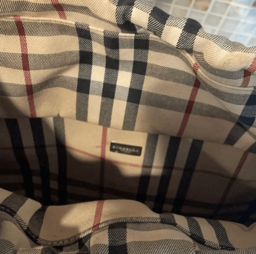 BURBERRY London Basketweave Drawstring Mini Tote Bag - Thumbnail 4