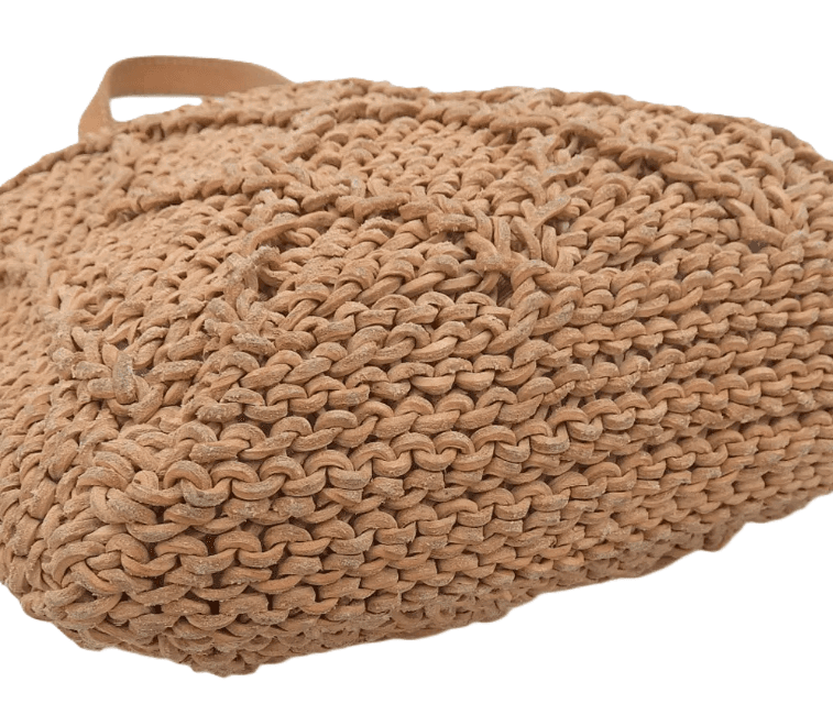 CHANEL Rare Woven Leather Handbag - Thumbnail 4