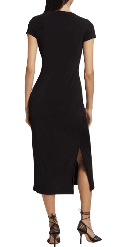 Elie Tahari Ribbed Maxi Bodycon Dress