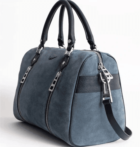 Zadig And Voltaire Sunny Medium Suede Bag