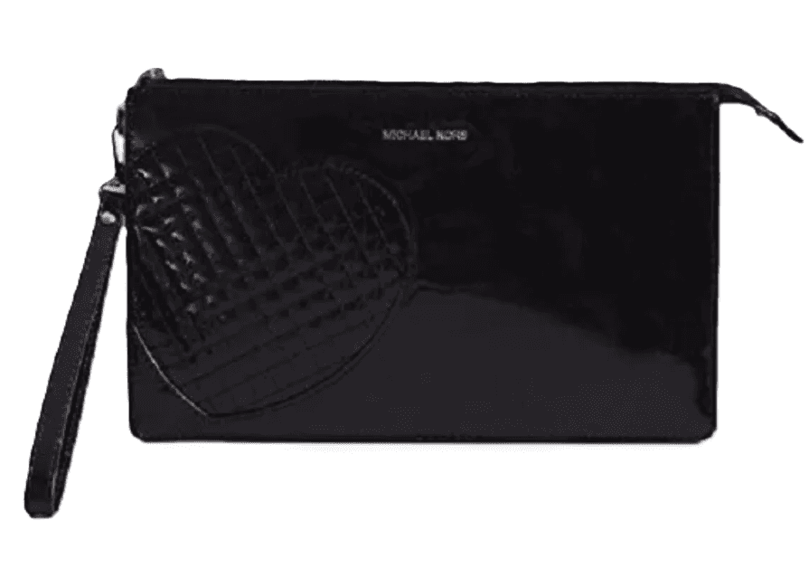Michael Kors Black Patent Quilted Wristlet - Thumbnail 4