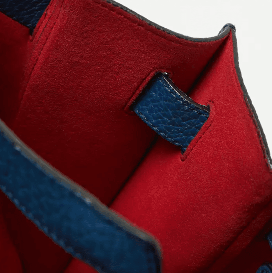 Tod's Blue Pebble Leather Wave Tote - Thumbnail 2