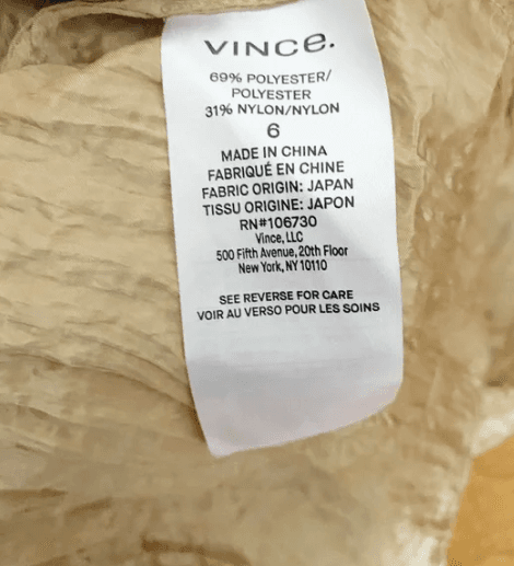 Vince Gold Crinkle Twist Skirt - Thumbnail 3