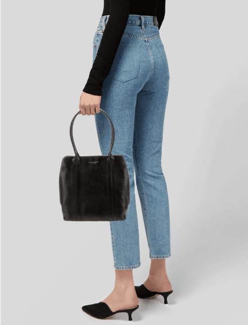 Donna Karan Black Leather Shoulder Bag - Thumbnail 2