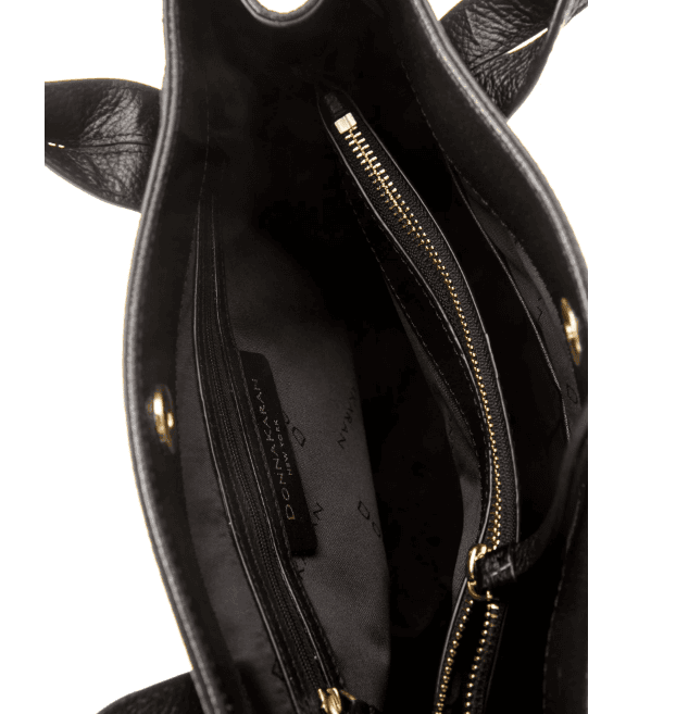 Donna Karan Black Leather Shoulder Bag - Thumbnail 6