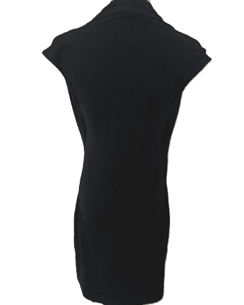 Splendid Cowl Neck Cap Sleeve Knit T-Shirt Sheath Dress - Thumbnail 2