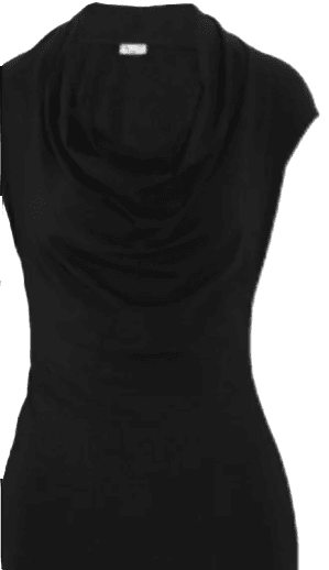 Splendid Cowl Neck Cap Sleeve Knit T-Shirt Sheath Dress - Thumbnail 6