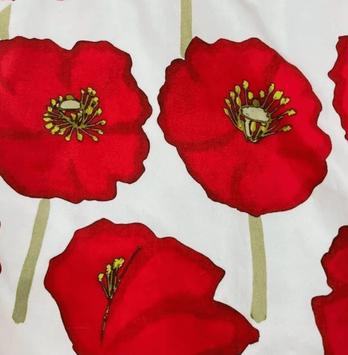 Sara Campbell Red Poppy Floral Sheath Dress NWT - Thumbnail 3