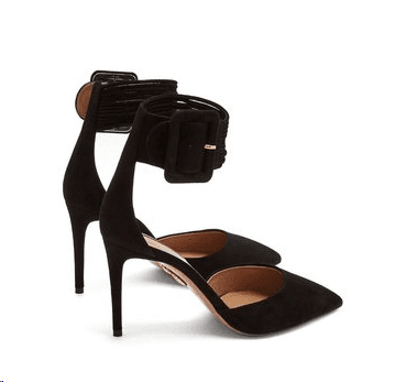 Aquazzura Black 'Casablanca' Multi-Strap Pumps - Thumbnail 6