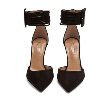 Aquazzura Black 'Casablanca' Multi-Strap Pumps - Thumbnail 3