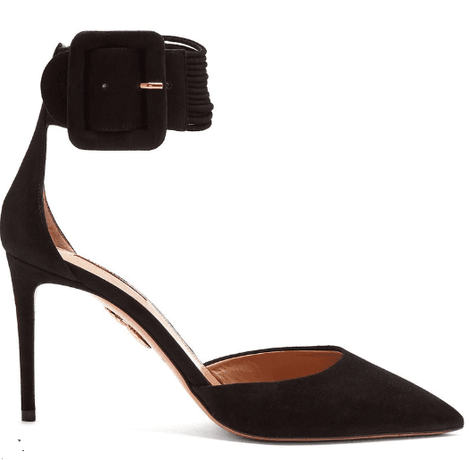 Aquazzura Black 'Casablanca' Multi-Strap Pumps - Thumbnail 2