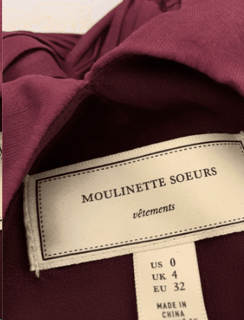 Anthropologie Moulinette Soeurs Halter Smocked Midi Dress Burgundy - Thumbnail 3