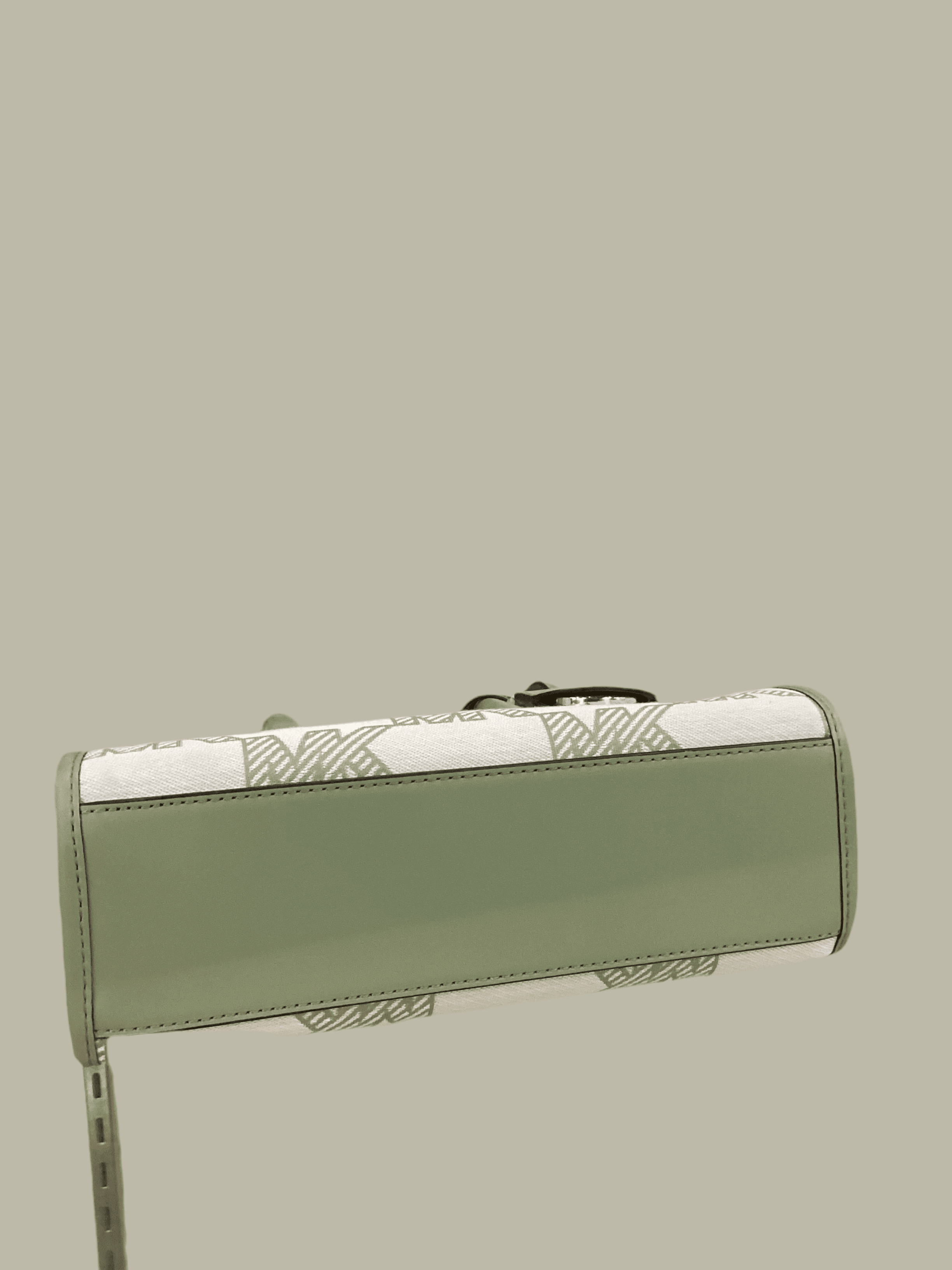 Michael Kors Green Mirella Medium Canvas Tote Bag - Thumbnail 5