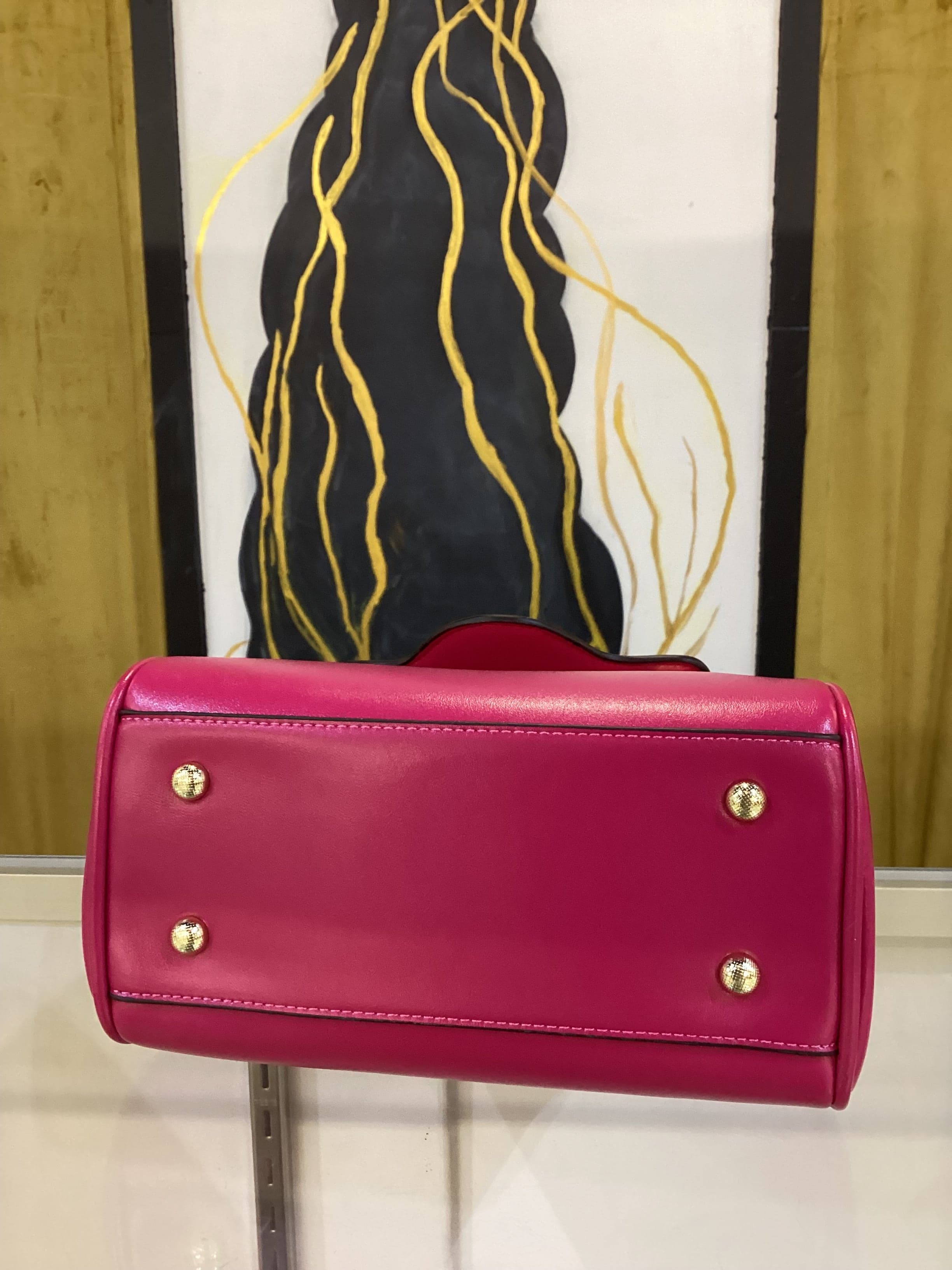 Faux La Medusa Rose Handbag - Thumbnail 5