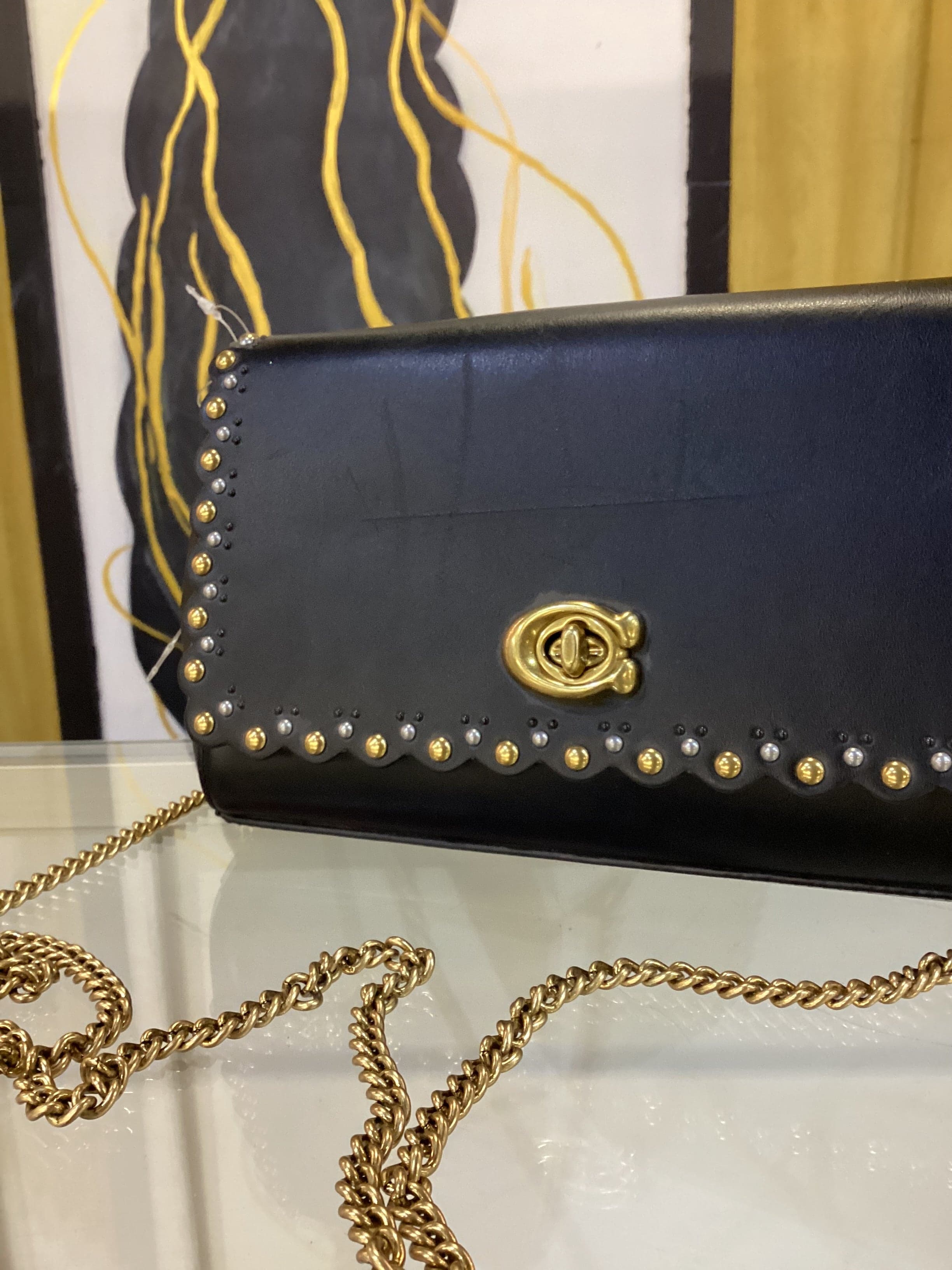 Coach Black Leather Cross Body Bag - Thumbnail 2