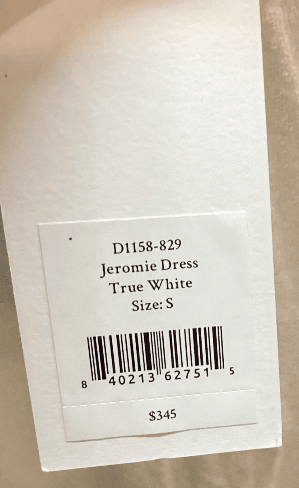 Jeromie Dress True White Size: S - Thumbnail 3