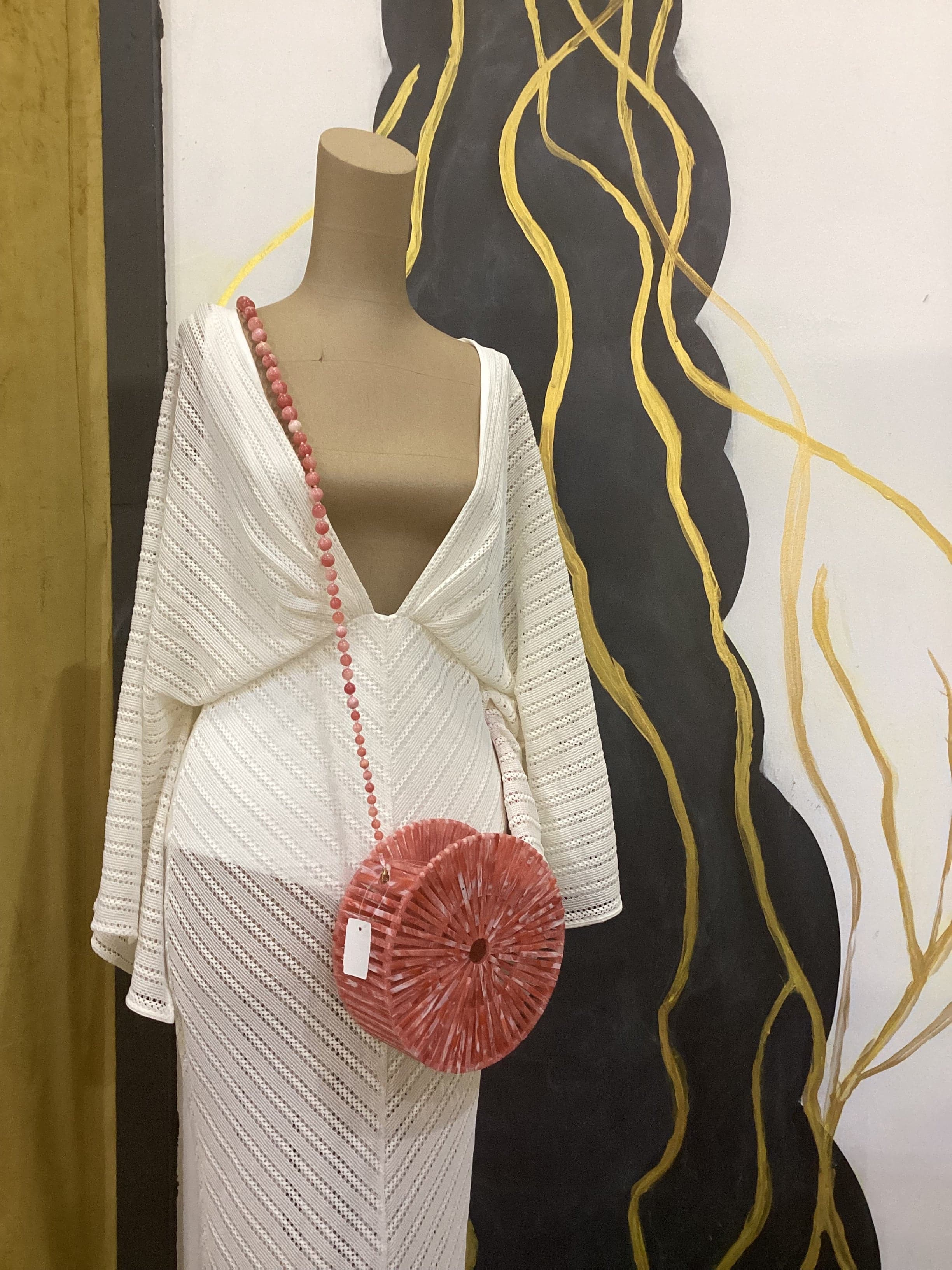 NWT Red Cult Gaia Acrylic Cross Body Bag - Thumbnail 3