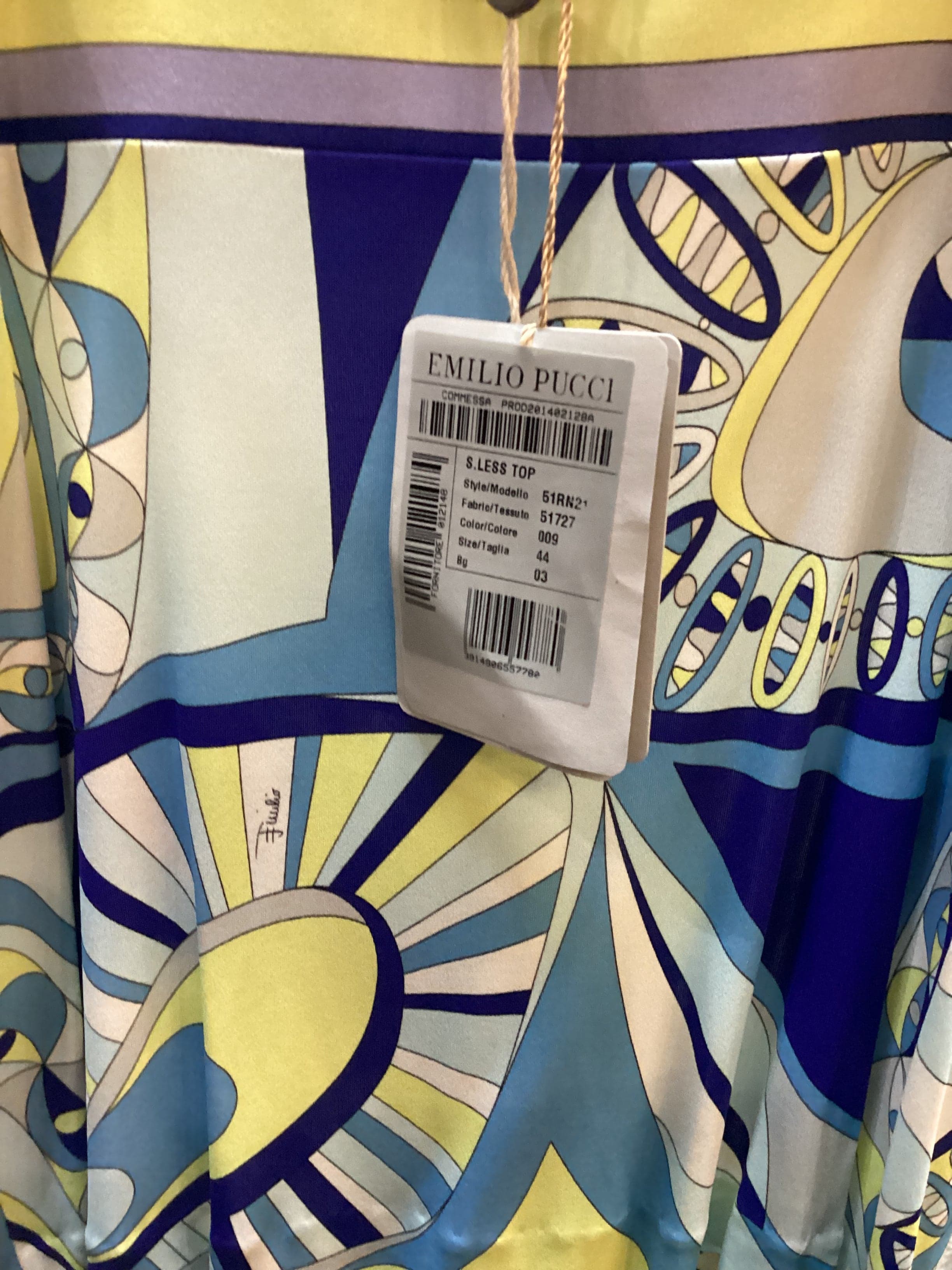 EMILIO PUCCI MULTI PRINT TOP - Thumbnail 3