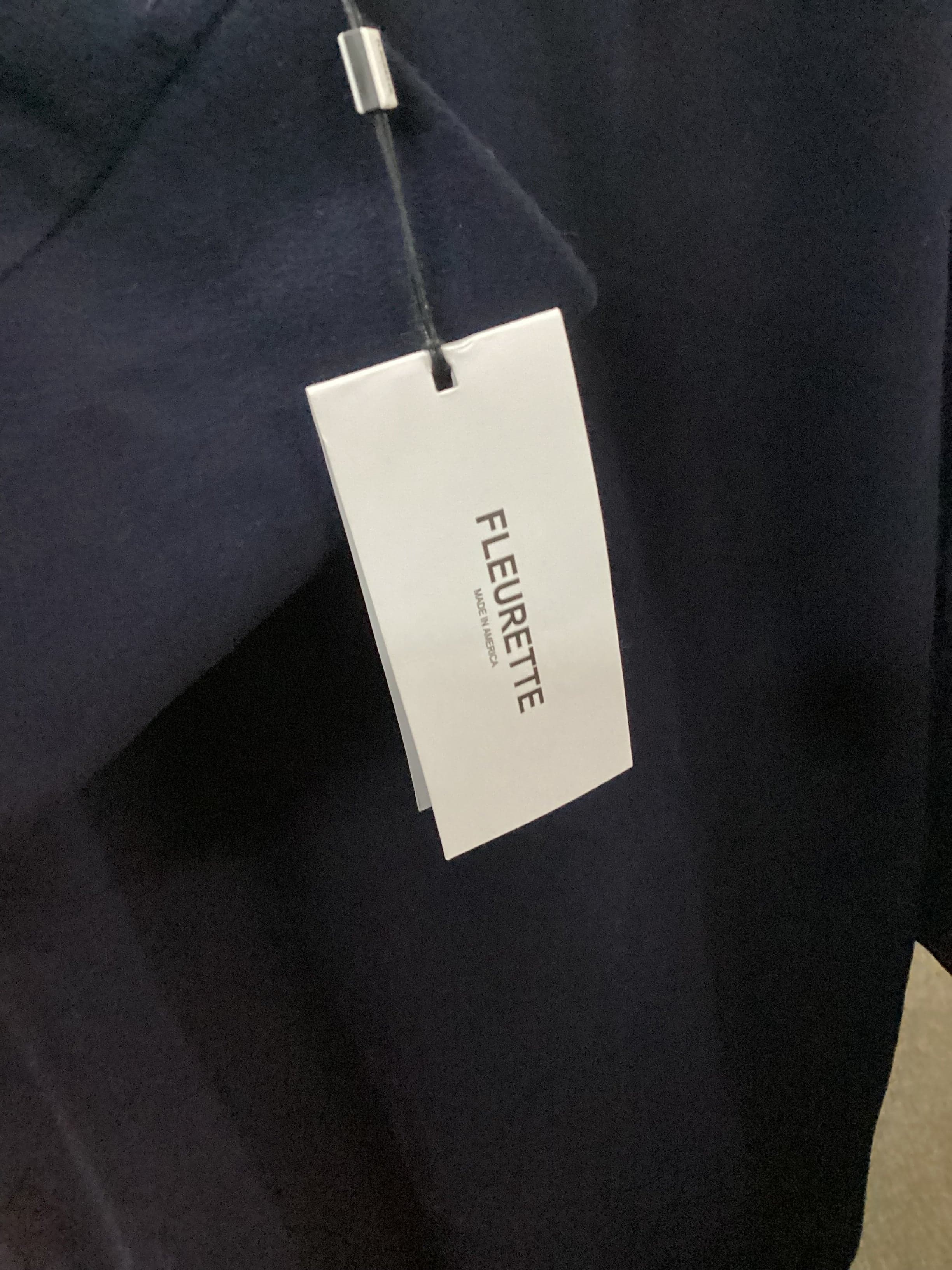 FLEURETTE Black Wool Coat - Thumbnail 3