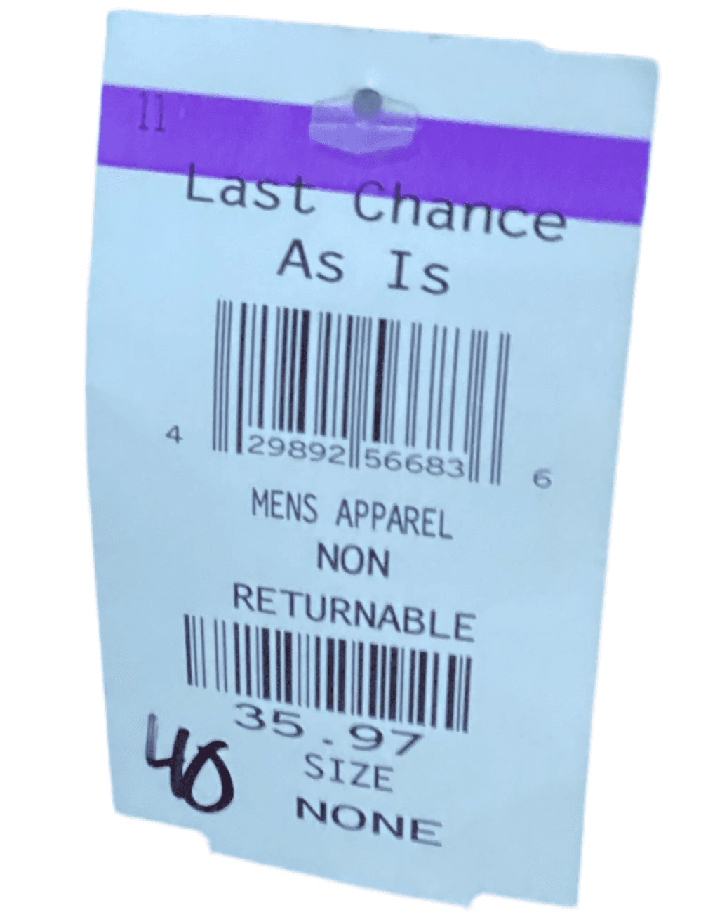 NWT means jeans original blue size 40 - Thumbnail 3