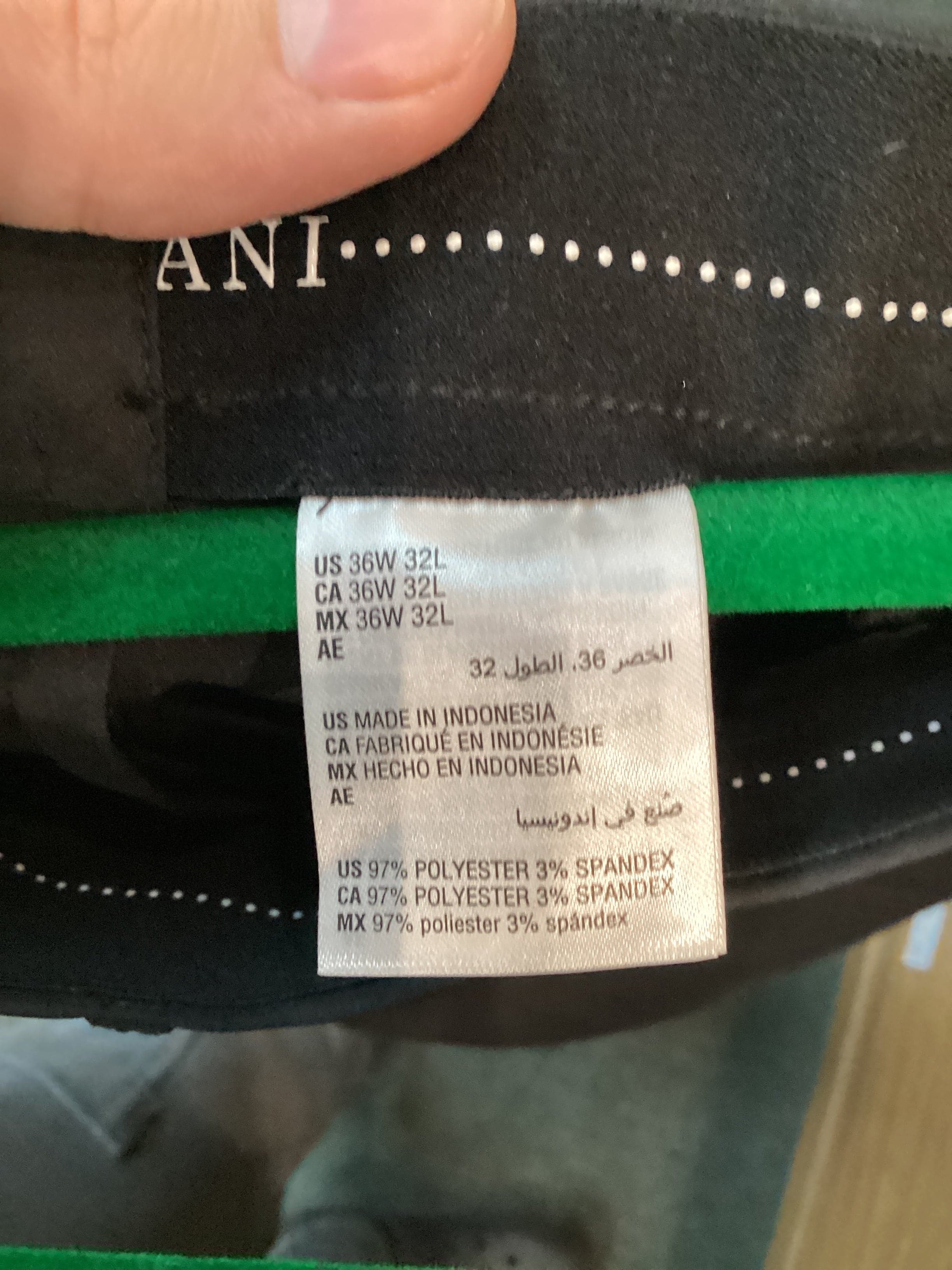 NWT men’s pants stretch black Alfani Size 36 - Thumbnail 3