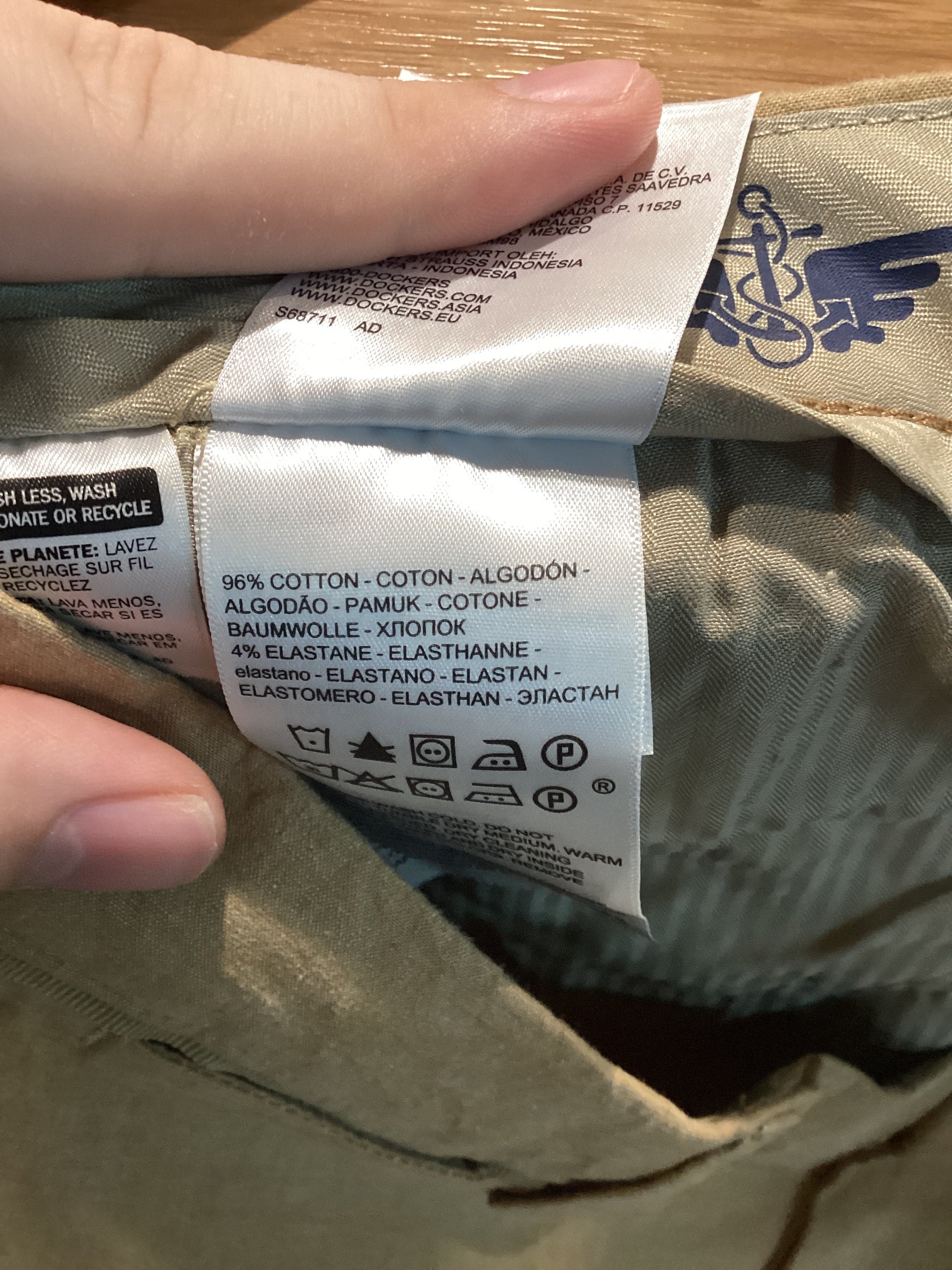 Men’s jeans slim fit beige Dockers 36x30 - Thumbnail 4