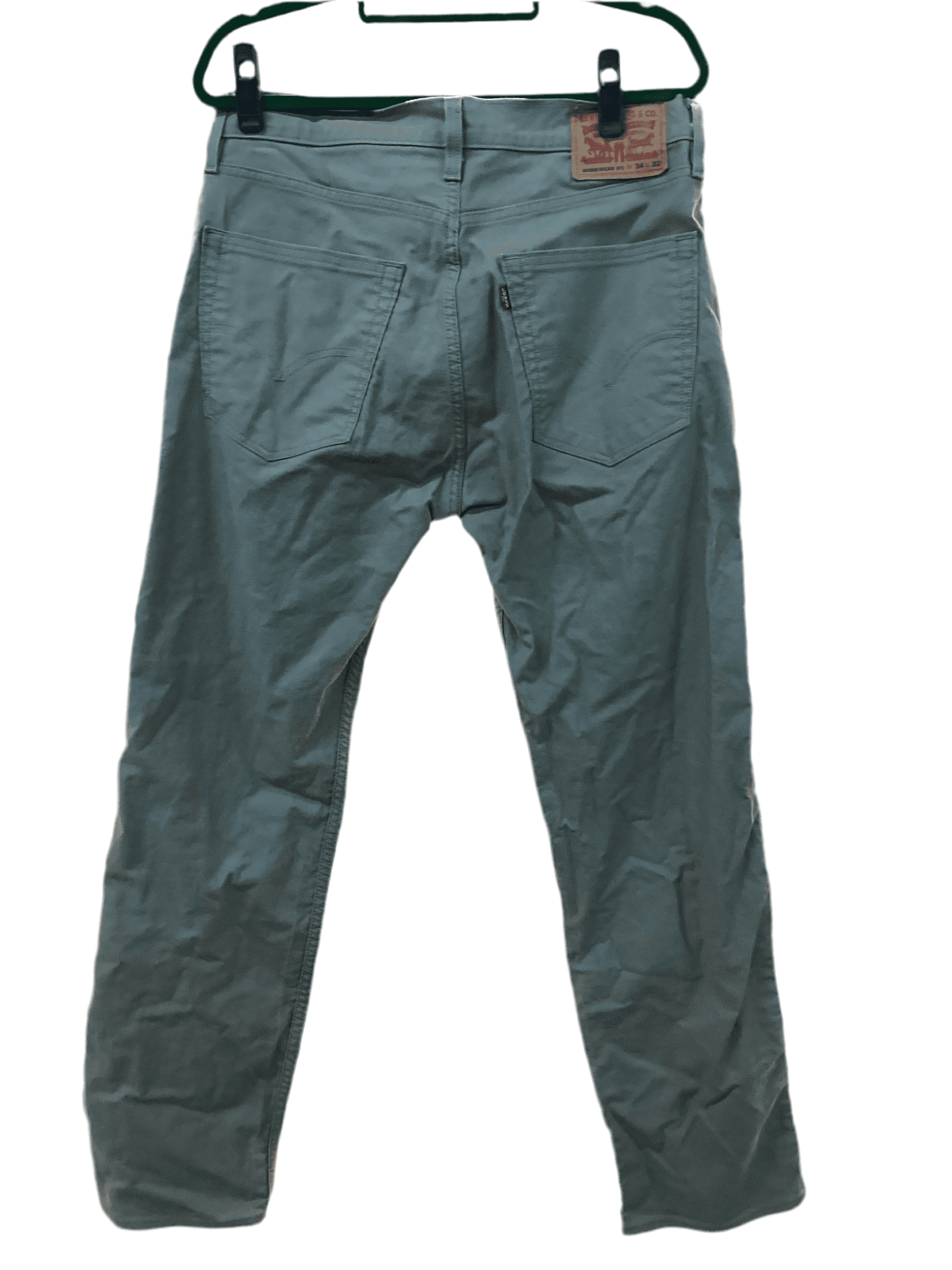NWT men’s jeans original beige Levi’s 34x32 - Thumbnail 2