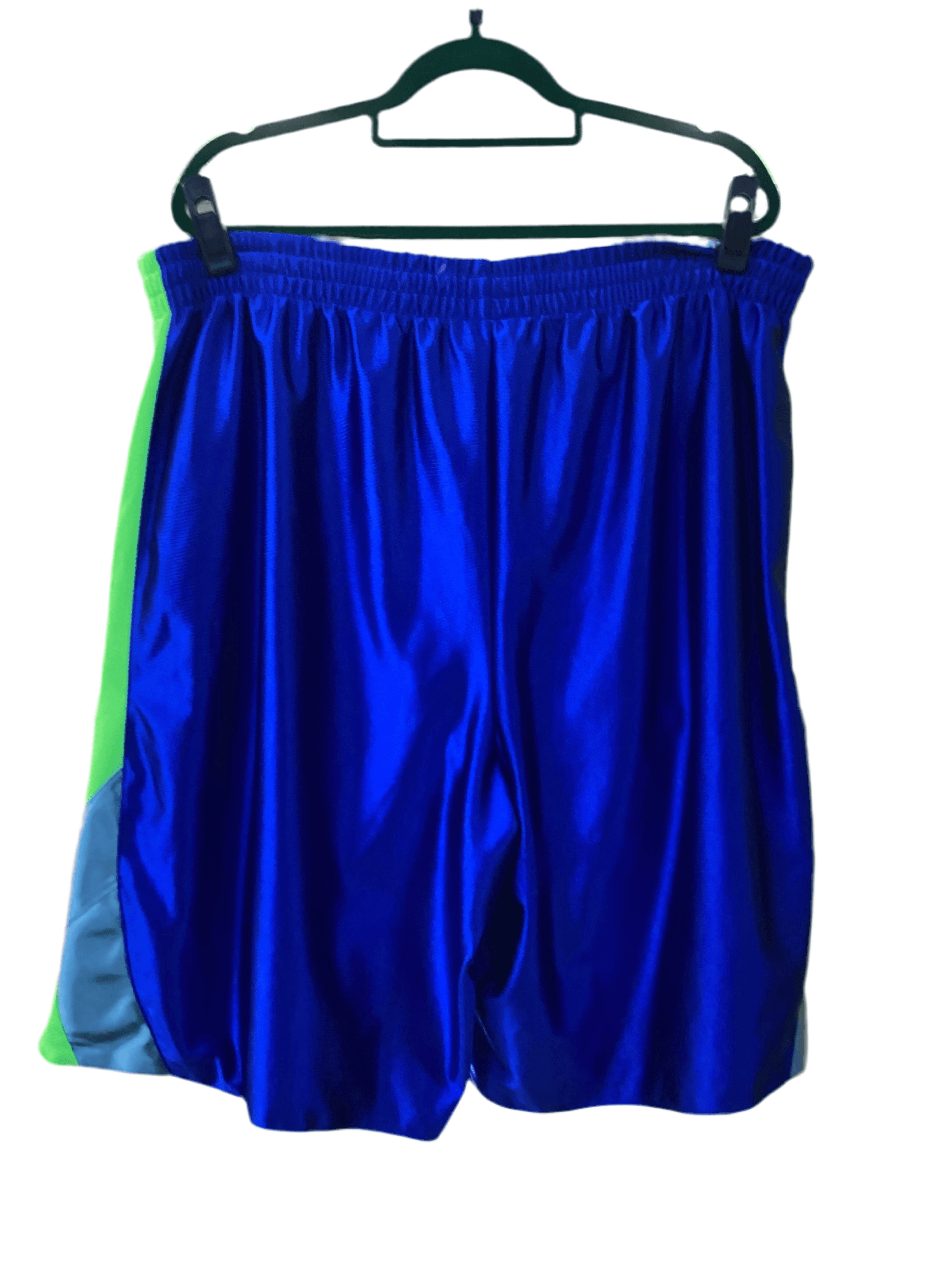 Men’s mesh shorts original blue white and yellow 38 - Thumbnail 2