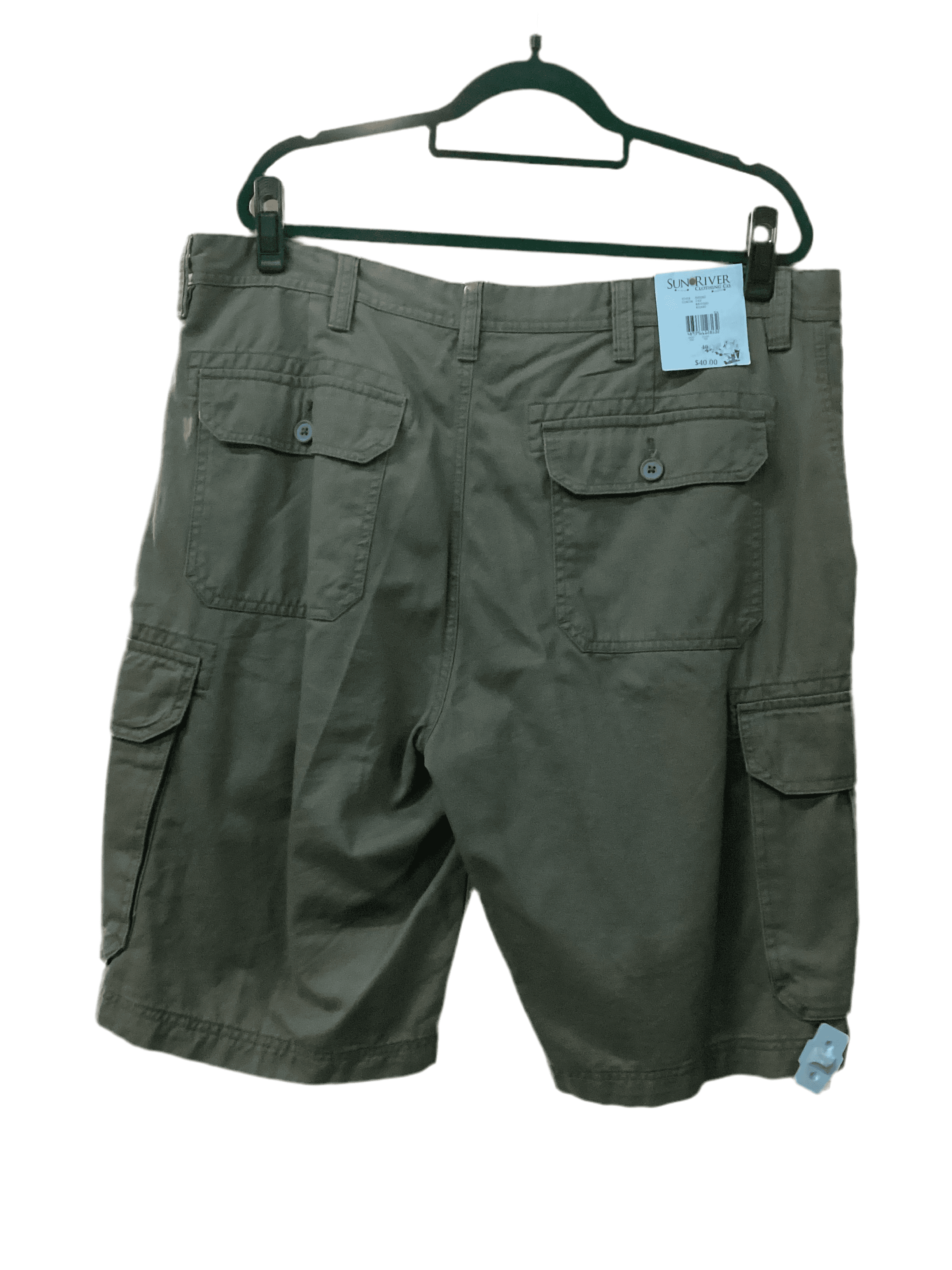 NWT men’s cargo shorts brown Sun River size 40 - Thumbnail 2