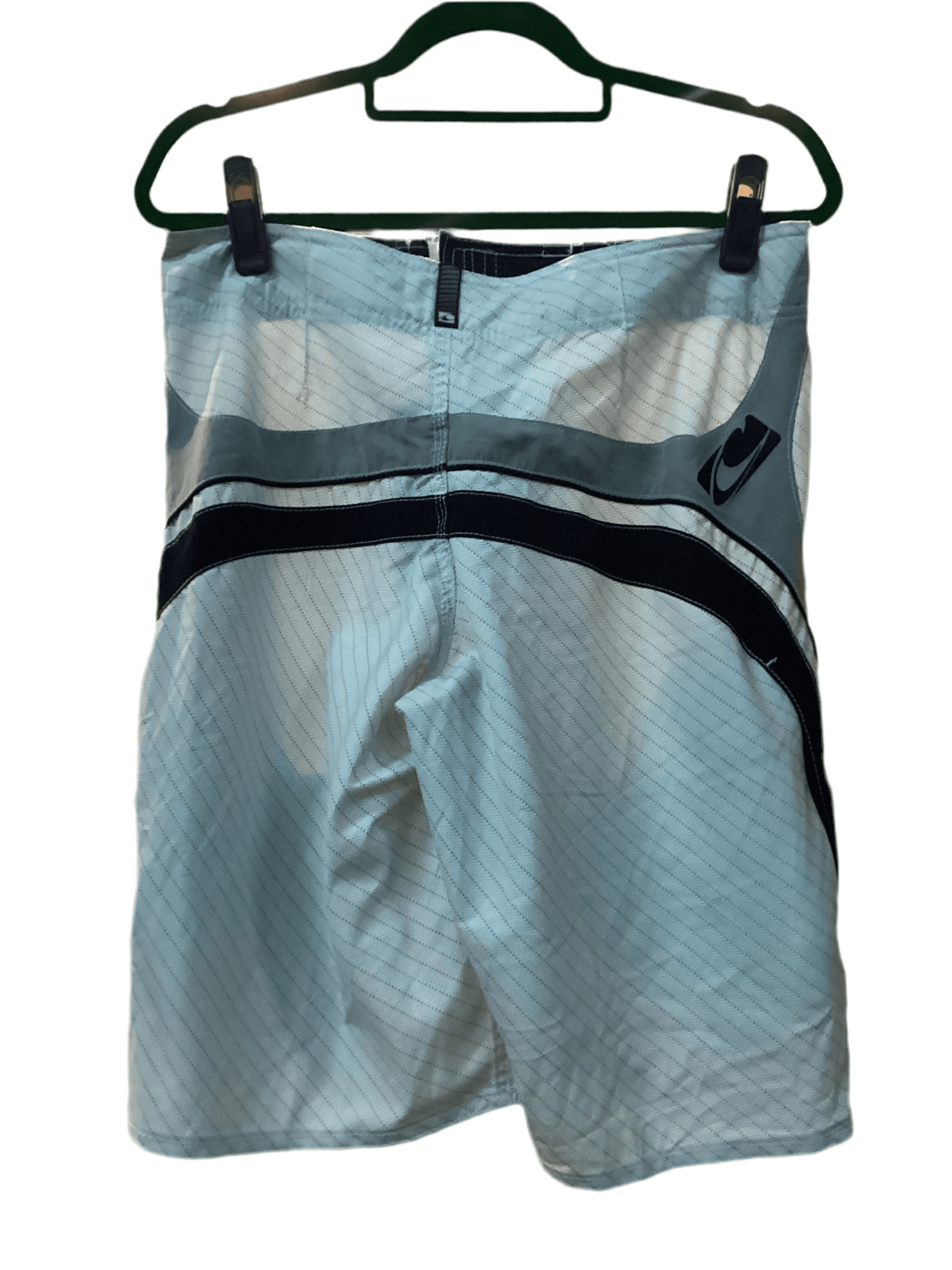 NWT Men’s swim trunks original white gray and black O’neill size 30 - Thumbnail 2