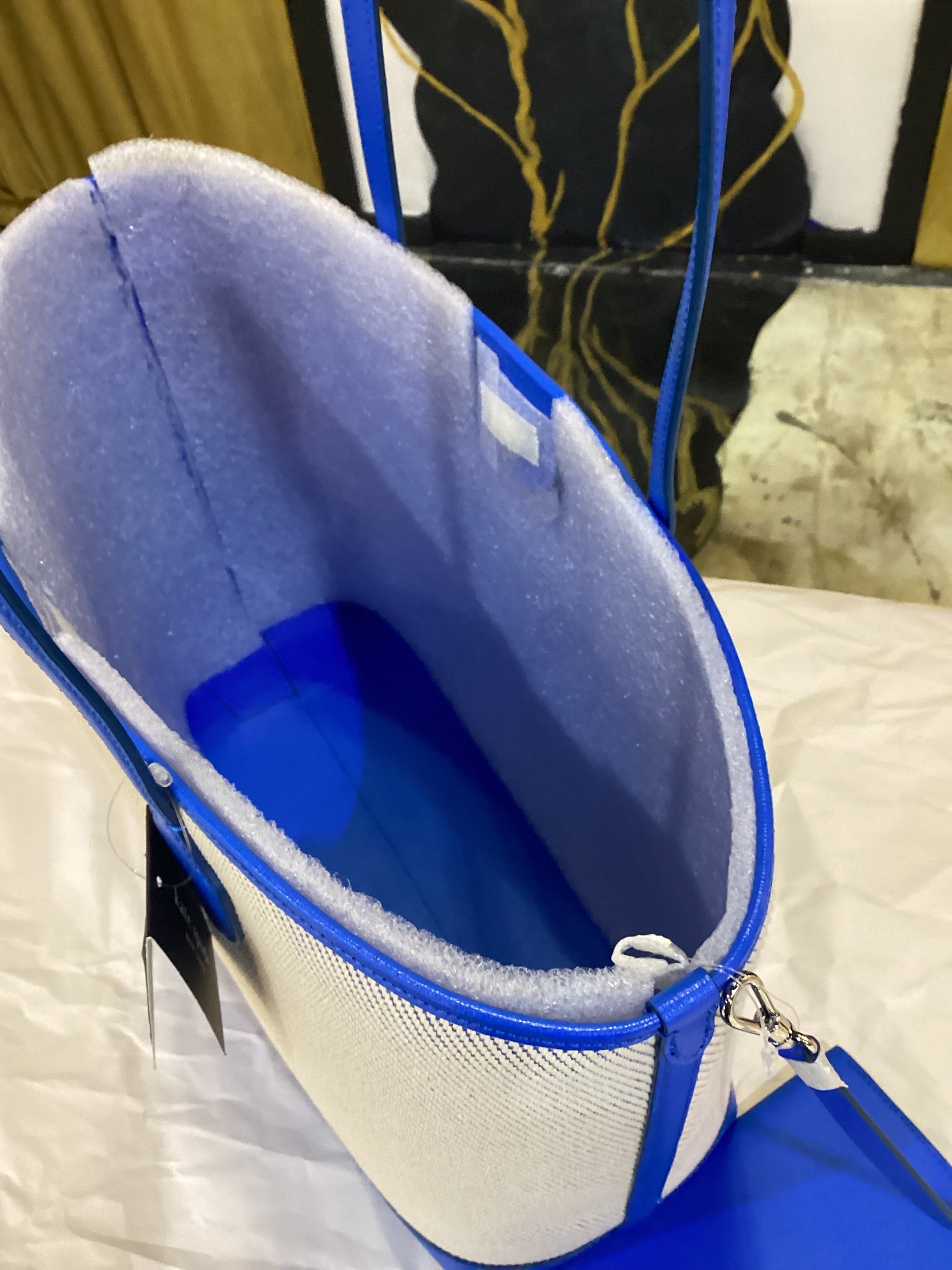 NWT Kate Spade Bleecker Canvass Tote Bag - Thumbnail 4