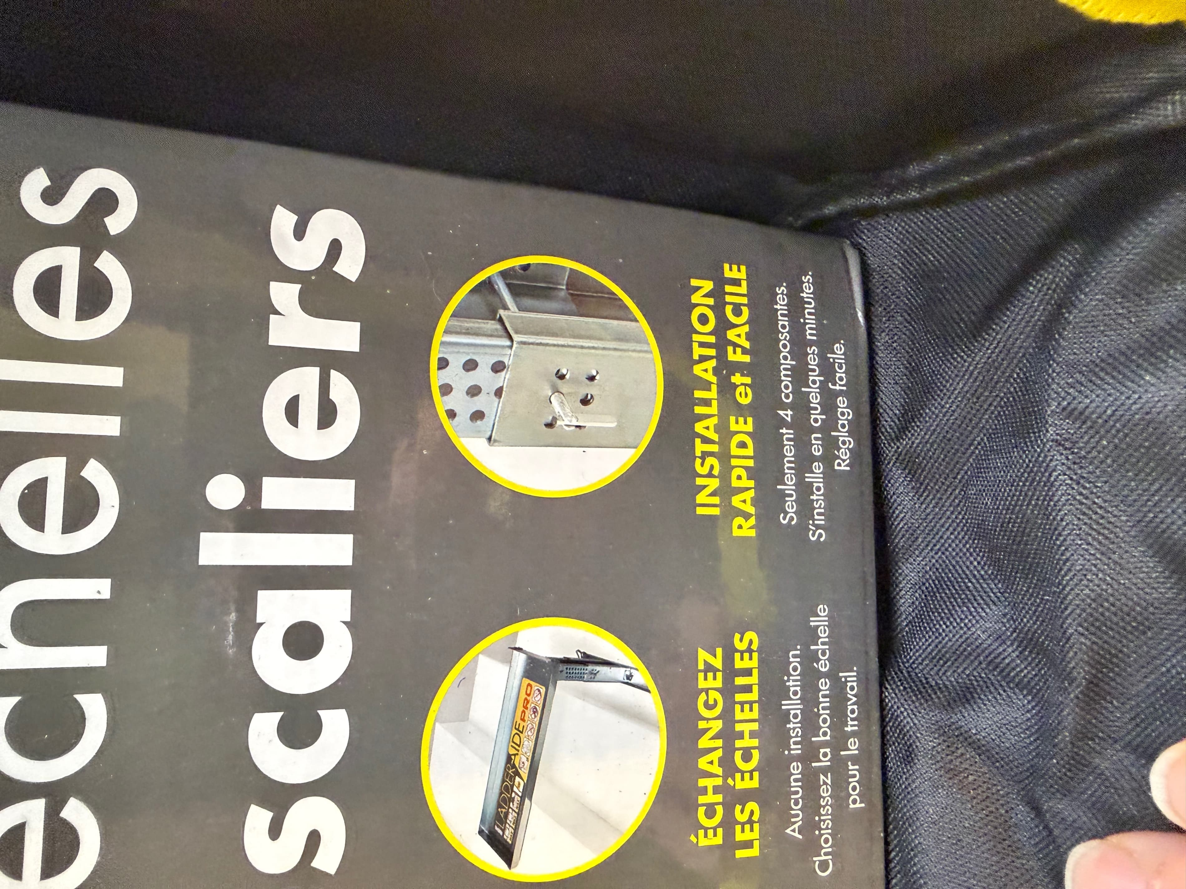 Ideal Security Ladder-Aide PRO Stair Ladder Leveler NEW in Box w/ Bag - Thumbnail 6