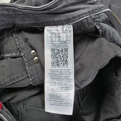 Vintage 90s Guess Women Sz 25 Curvy Mid Rise Skinny Bella Fit Black jeans - Thumbnail 3