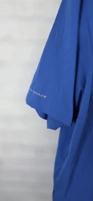Columbia Men's Large Blue PFG Omni-Shade Vented Classic Fit S/S Button Up Shirt - Thumbnail 5