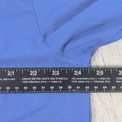 Columbia Men's Large Blue PFG Omni-Shade Vented Classic Fit S/S Button Up Shirt - Thumbnail 9