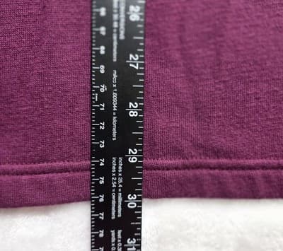 Vintage 80s Dunlop Men's XL Maroon & Gray Long Sweatshirt - Thumbnail 9