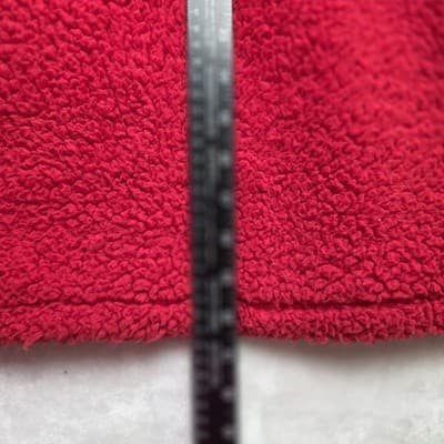 Girlie Girl Originals CC Women's Medium Red Sherpa 1/4 Zip Pullover - Thumbnail 8