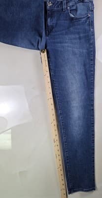 Michael Kors Women's Size 8 Skinny Leg Medium Wash Blue Denim Jeans - Thumbnail 5