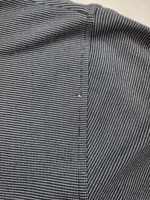 Nike Dri-Fit Men's Medium Black Striped Livestrong Polo Shirt - Thumbnail 12