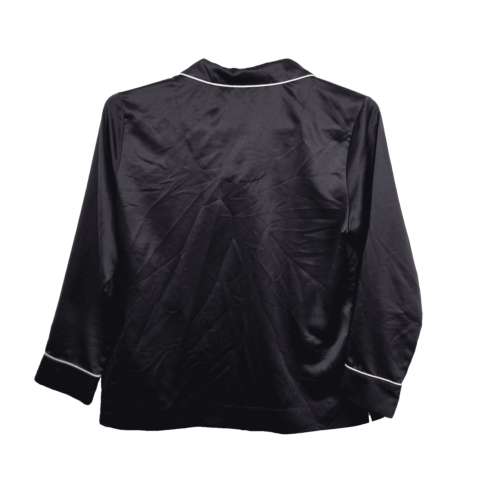 Lauren Ralph Lauren Unisex Medium Black Sleepwear Pajama Top - Thumbnail 7