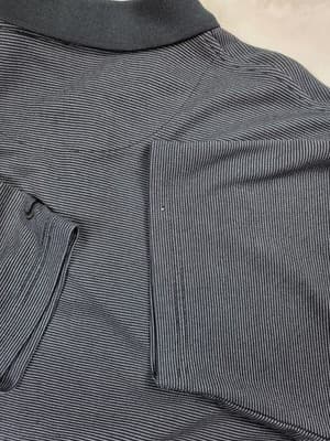 Nike Dri-Fit Men's Medium Black Striped Livestrong Polo Shirt - Thumbnail 13