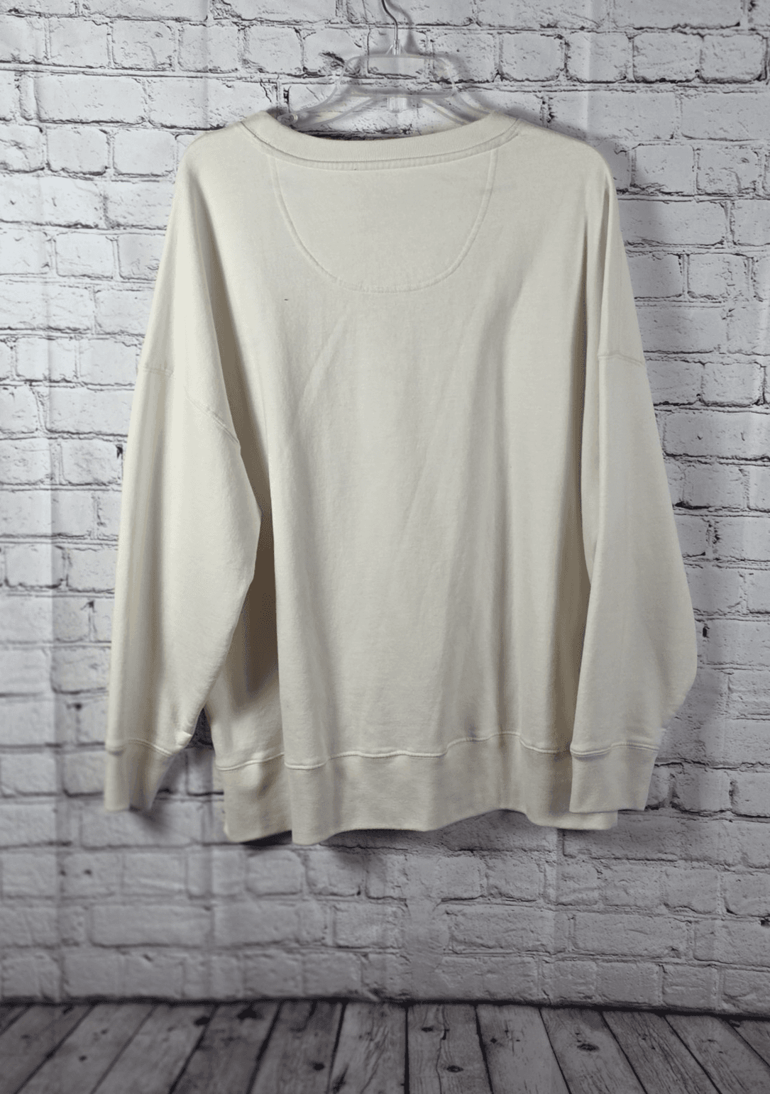 Def Leppard Women's XL Beige 80s Rock Concert Sweatshirt - Thumbnail 6