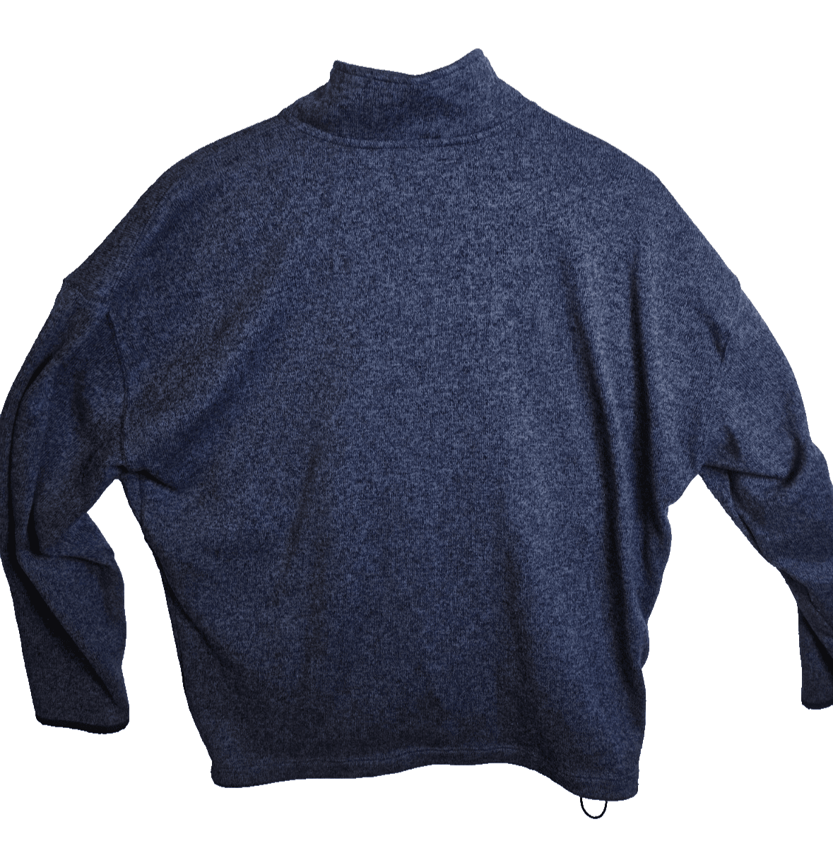 Victoria's Secret Pink Women's Medium Blue / Gray 3/4 Zip Pullover - Thumbnail 4