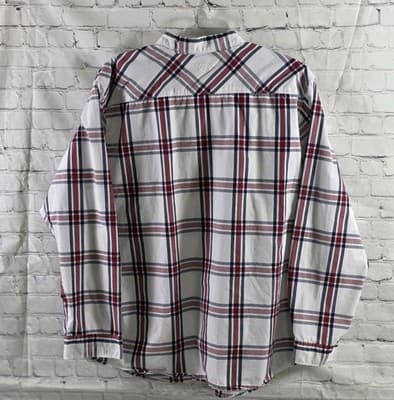 Magellan Outdoors Men's XXL Classic Fit Plaid Long Sleeve Button Down Shirt - Thumbnail 7