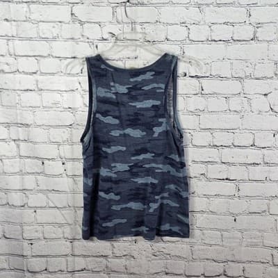 Lucky Brand Boy's Large Blue Camo Tank Top - Thumbnail 5