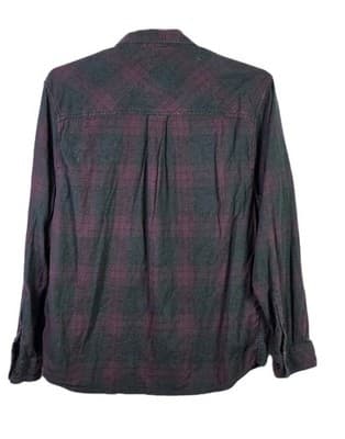 Kavu Men’s Size XL Red & Green Long Sleeve Flannel Shirt * Flawed * - Thumbnail 7