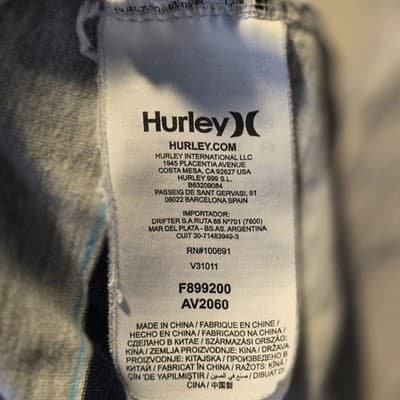 Hurley Nike DF Men's Large Heather Grey Tank Top - Thumbnail 3